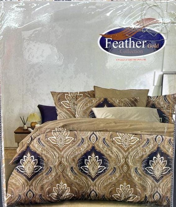 Bedding set with patterned design