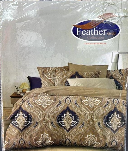 Bedding set with patterned design